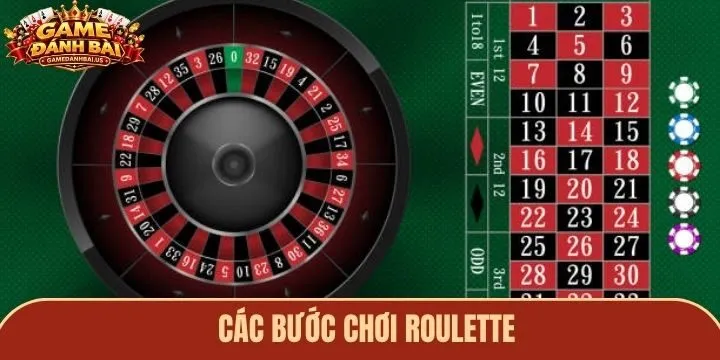 Các bước chơi Roulette cho người mới tham gia