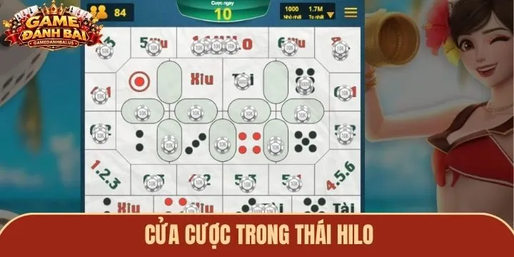 Các cửa cược phổ biến trong game bài Thái hilo