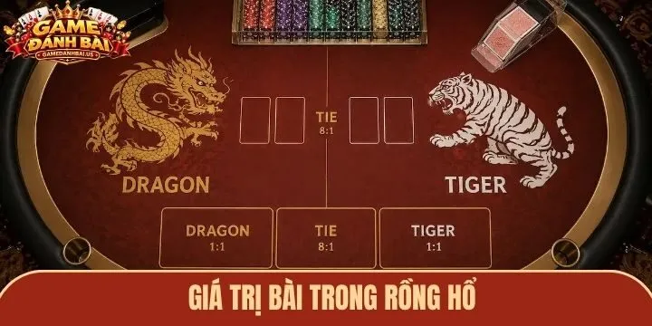 Cách thức tính giá trị bài trong Rồng hổ khá dễ hiểu