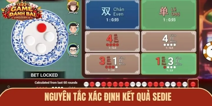 Nguyên tắc xác định kết quả trong game Sedie