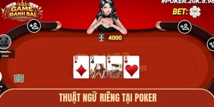 Poker sở hữu nhiều thuật ngữ riêng biệt cần ghi nhớ